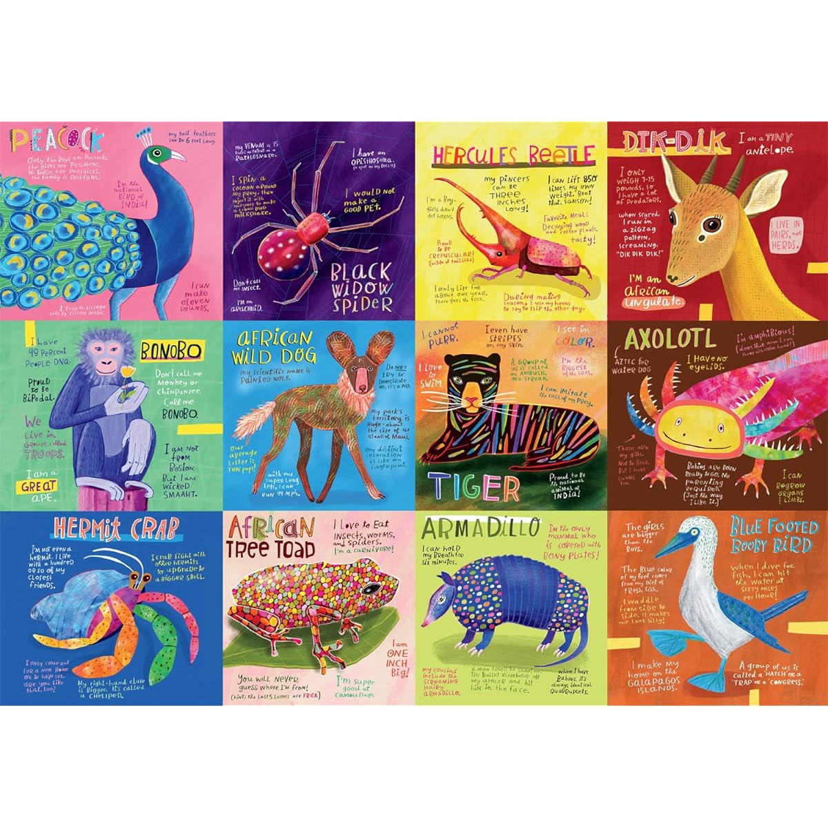 Buffalo Games Jigsaw Puzzle Rare Animals 500 Pieces