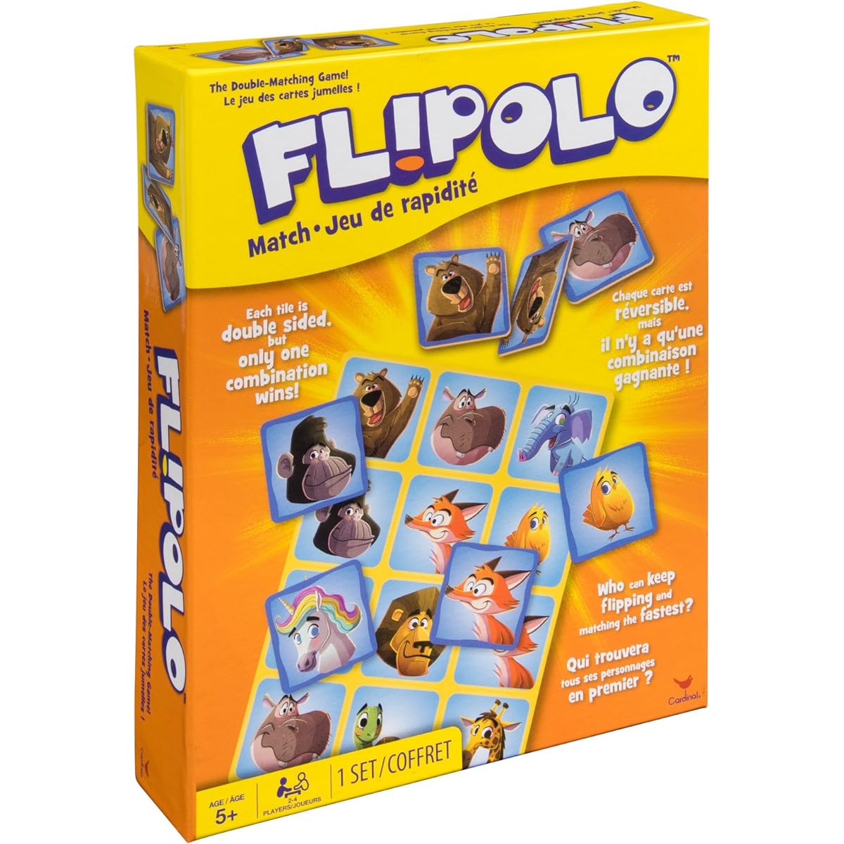 Cardinal Flipolo Matching Game One Size Multicolor
