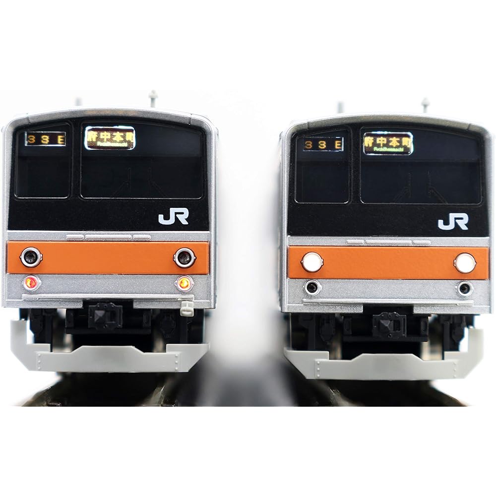 Green Max N Gauge JR205 Series 5000 Musashino Line M30 Formation 8 Car Formation Set with Power 30848 Railway Model Train