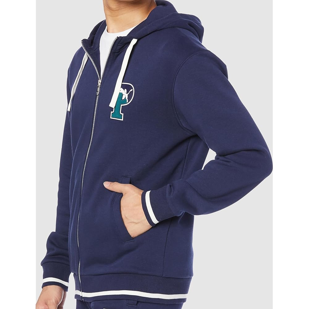 [PUMA] Fleece-lined Sweatshirt Parka Sweatshirt SQUAD Hooded Jacket FL 678459 Men's