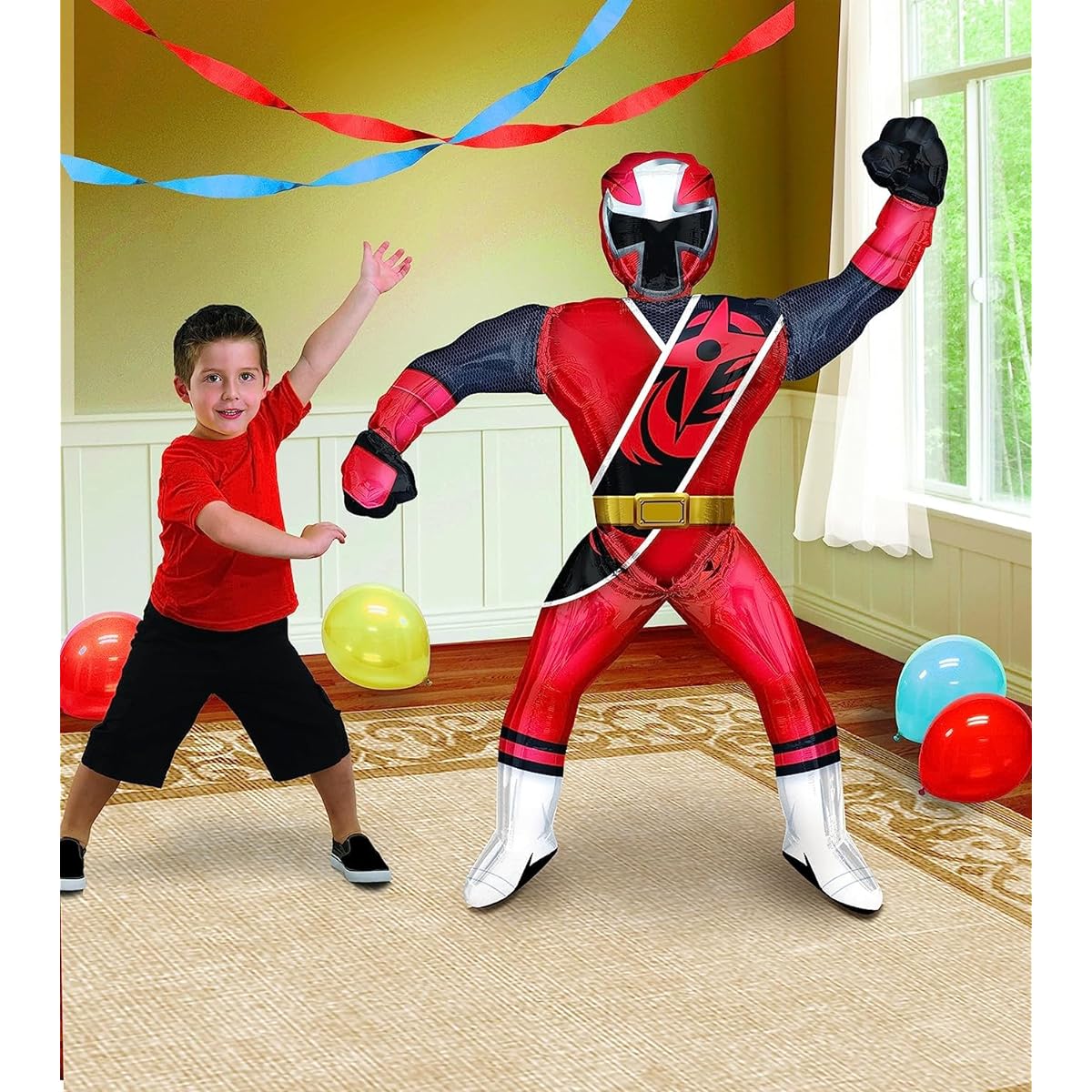 Amscan Power Rangers Airwalker Foil Balloon