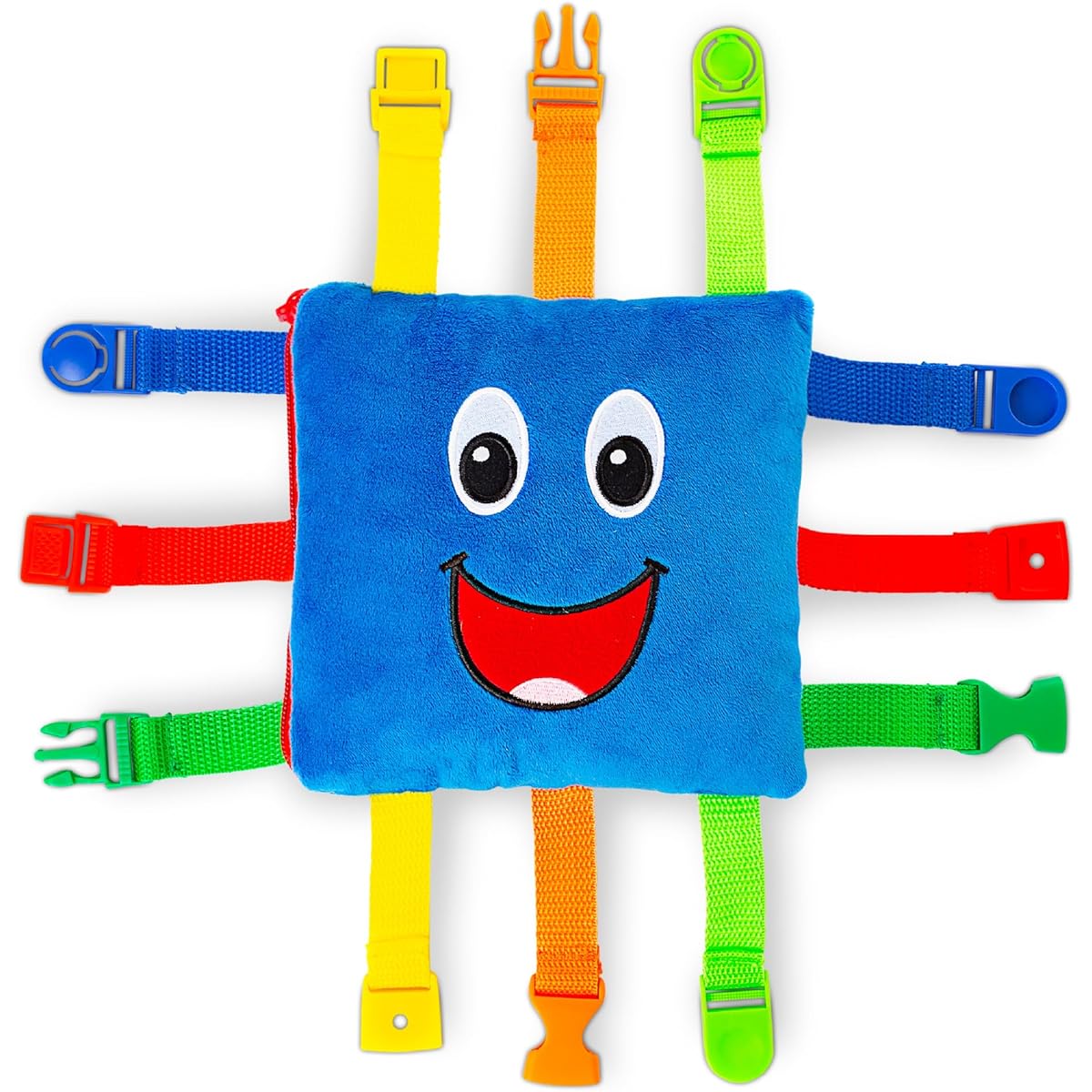 Buckle Toys"Boomer - Toddler Early Learning Basic Life Skills Kids Plush Travel Activities
