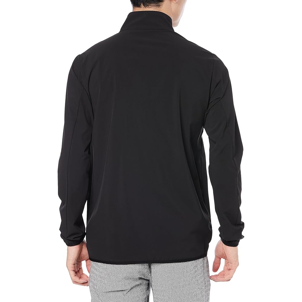 [Munsingwear] Full-zip blouson [ENVOY] Water-repellent, stretch, big logo, nylon material, training golf, MEMWJK01, men's