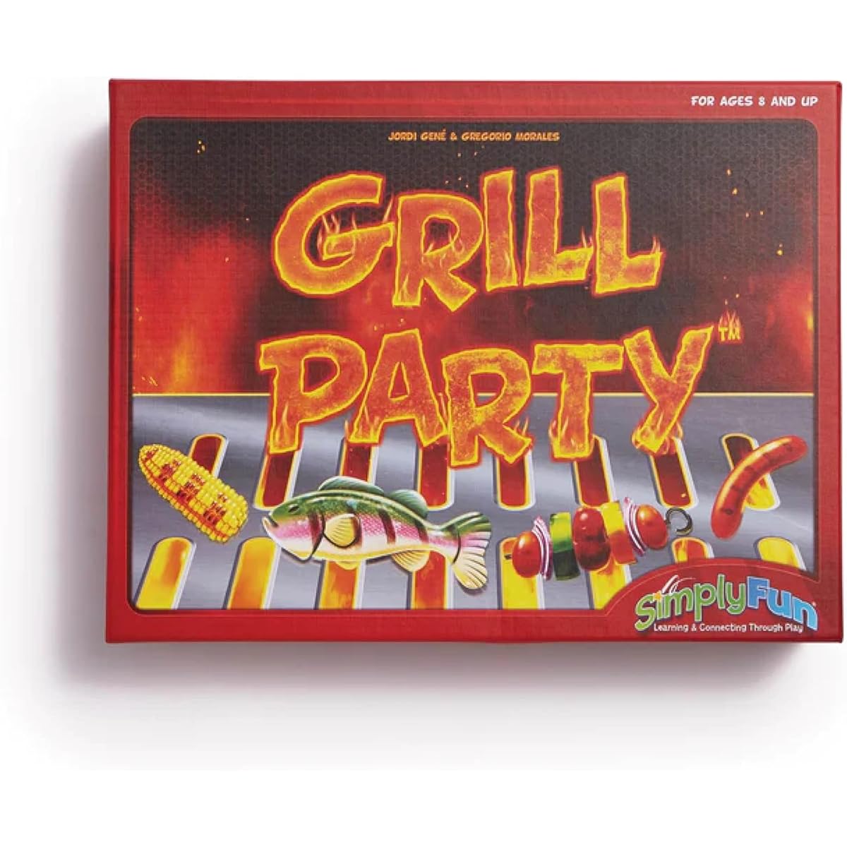 SimplyFun Grill Party - Barbecue Algebra Game for 3rd Grade Math - Engaging and educational math game for ages 8-12 - 2 to 5 players - For ages 8 and up