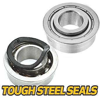 HD Switch - Pack of 4 - Front Wheel Bearing Rebuild Kit John Deere AM132365 5/8" Shaft EZtrak Z225 Z425 Z445 SST15 SST16 SST18