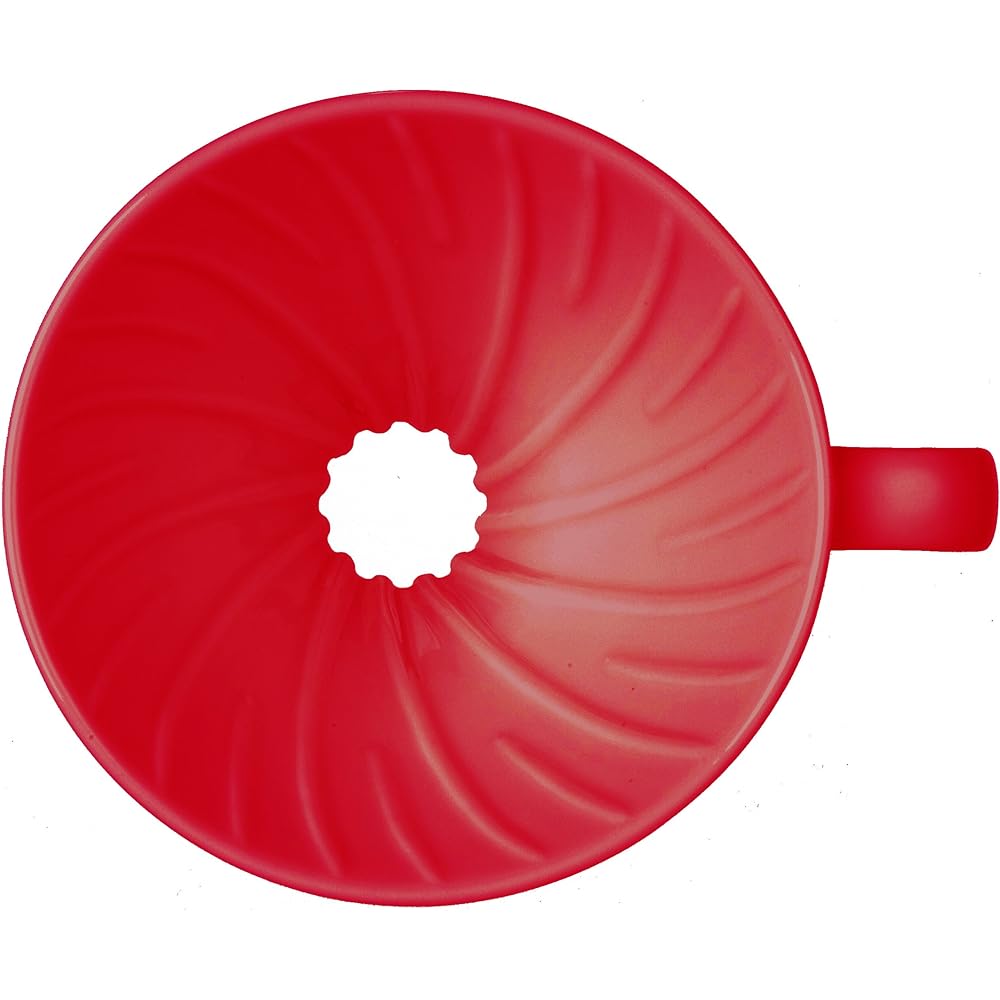 HARIO Color Coffee Dripper & Pot Red Coffee Drip for 1-2 Cups VDS-3012R