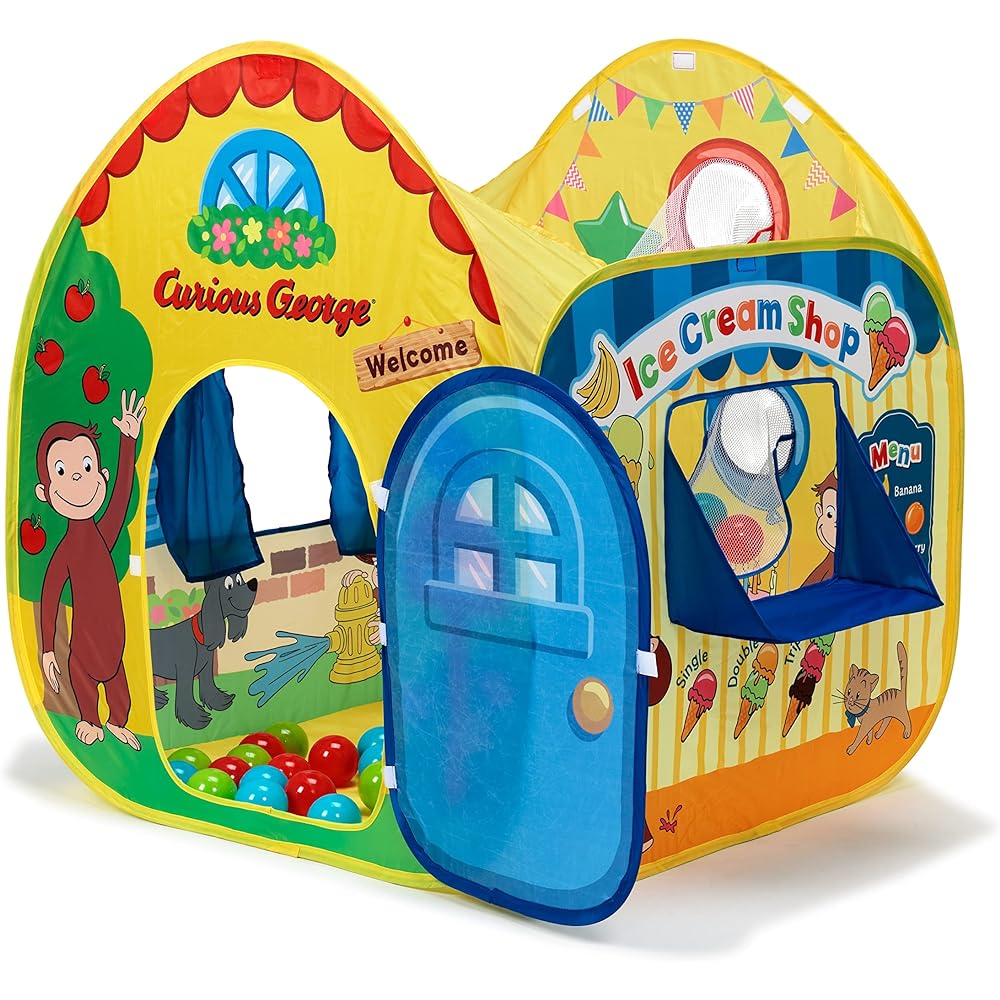 Curious George Curious George Ball House with 30 Balls Yellow VG14