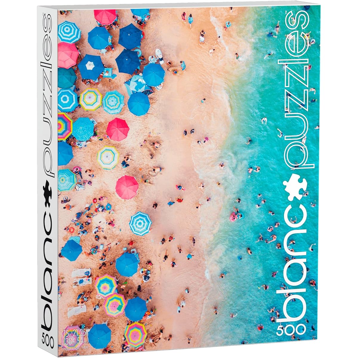 Buffalo Games - blanc - Day at the Beach Mexico - 500 Piece Jigsaw Puzzle, White