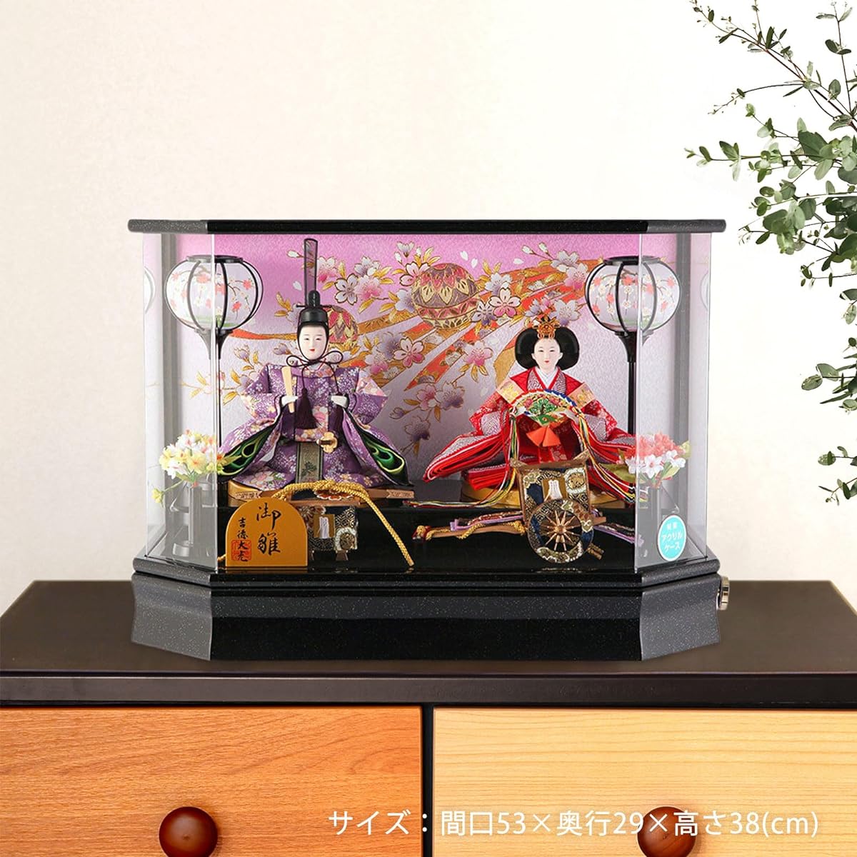 Hina Doll Yoshitoku Case Prince and Princess Hina Doll h303-yscp-322097