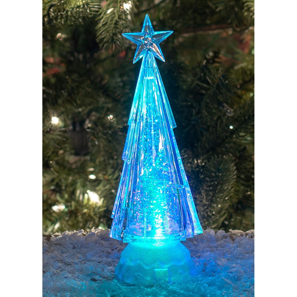 ROMAN 9.5 LED Swirl TRI-CLR Chaise Tree B/O No Butt