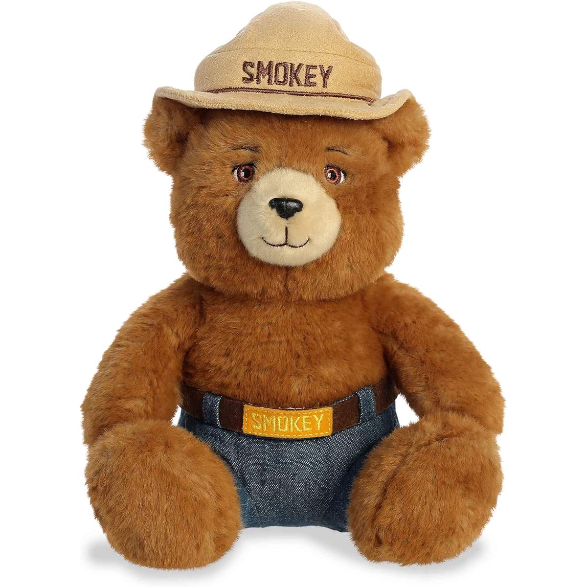 Aurora® Iconic Smokey Bear Smokey Bear Plush Toy - Inspirational Preservation - Nostalgic Companion - Brown 10"