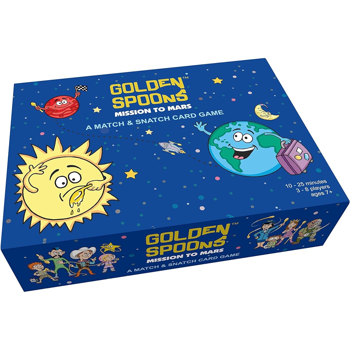 Golden Spoons: Mission to Mars - Match & Snatch Card Game