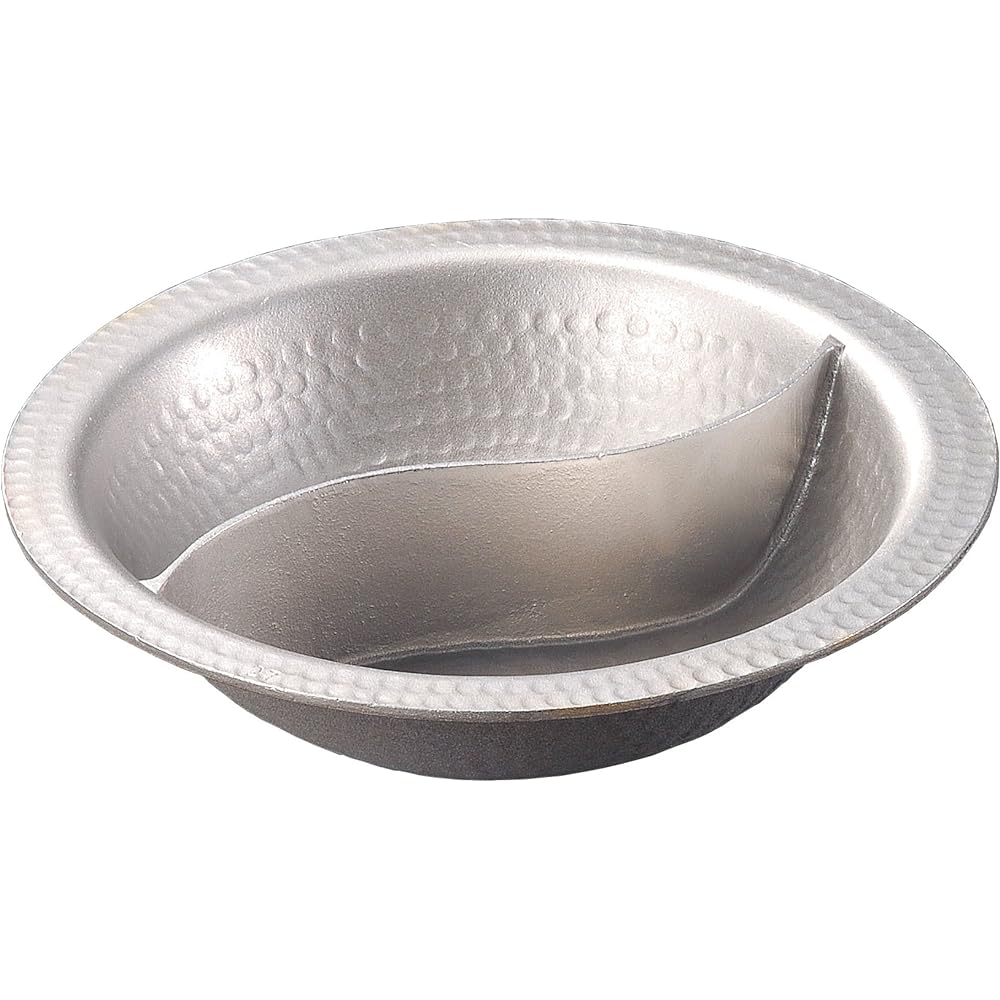 Tonami Shoten Two Colored Pot (Black Ame Yuzu) 30cm 2-1