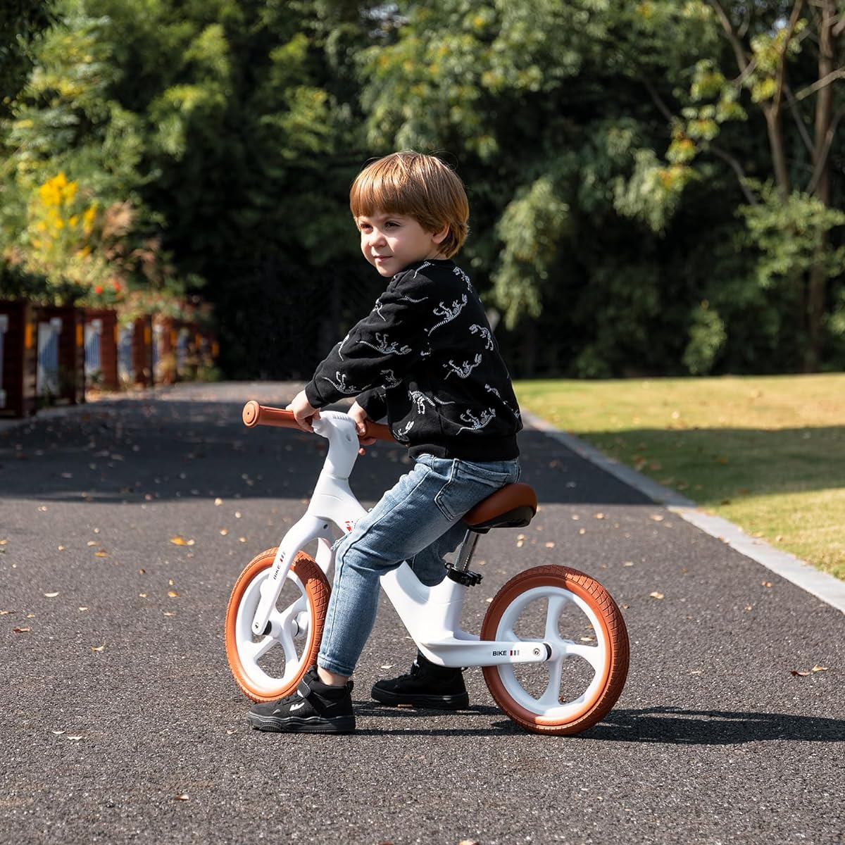 Kick Bike 2 to 6 Years Old 12 Inch Children Birthday Gift Infant Bicycle Without Pedal KONG MING CAR (S2000)