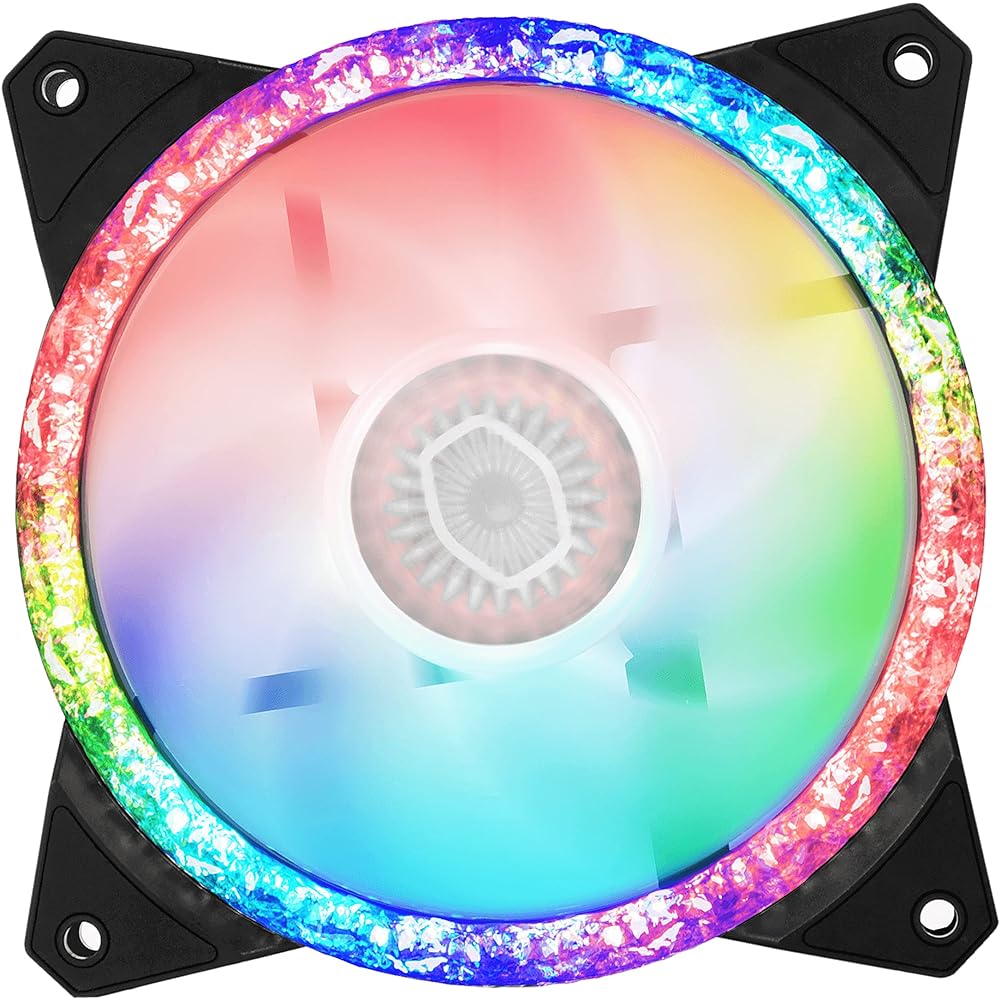 CoolerMaster MasterFan MF120 Prismatic PC Case Fan 120mm with RGB MFY-B2DN-20NPA-R1 FN1505