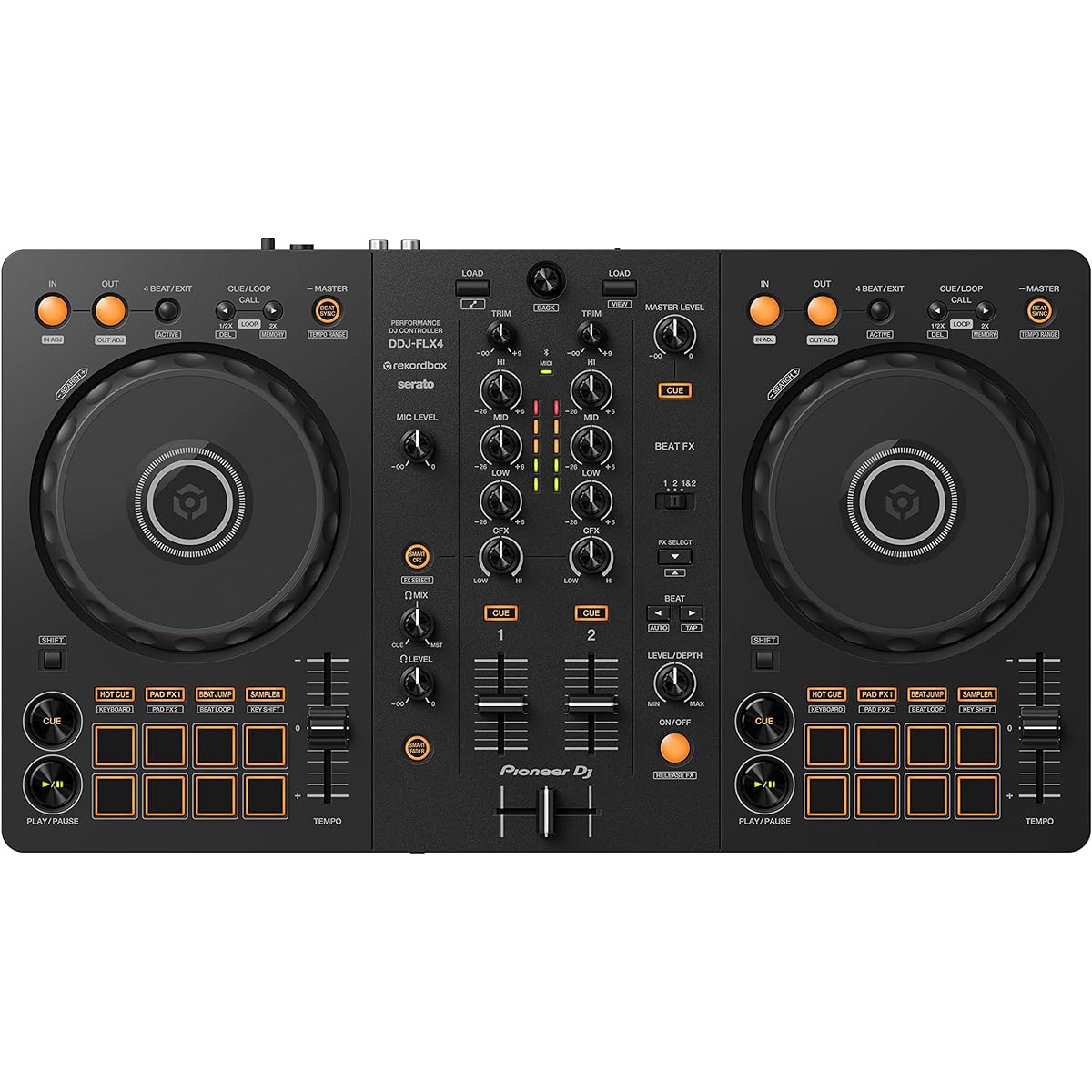 Pioneer DJ Multi-app compatible 2ch DJ controller DDJ-FLX4