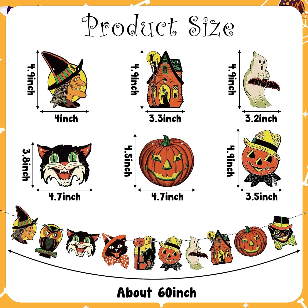 W1cwey vintage halloween banner