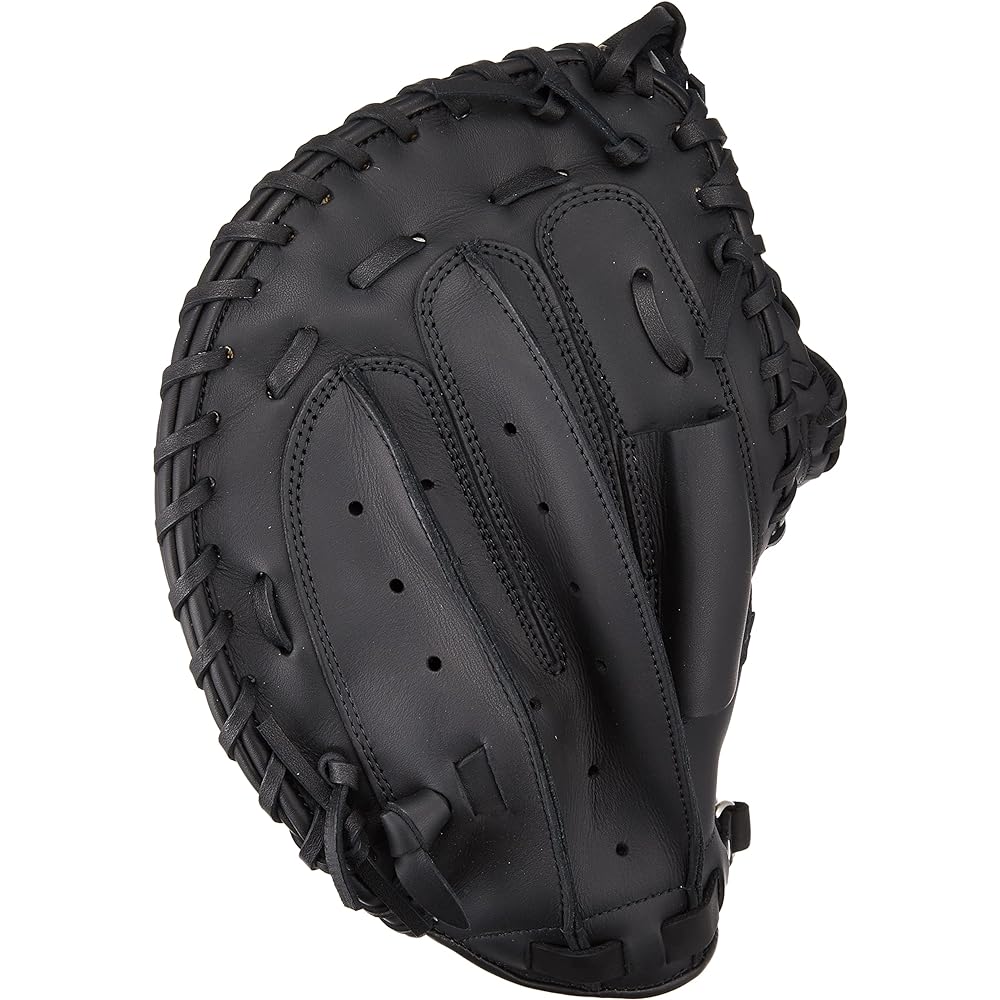 ZETT Soft Baseball Catcher's Mitt Litex Right Pitch Black (1900) BSCB56912A