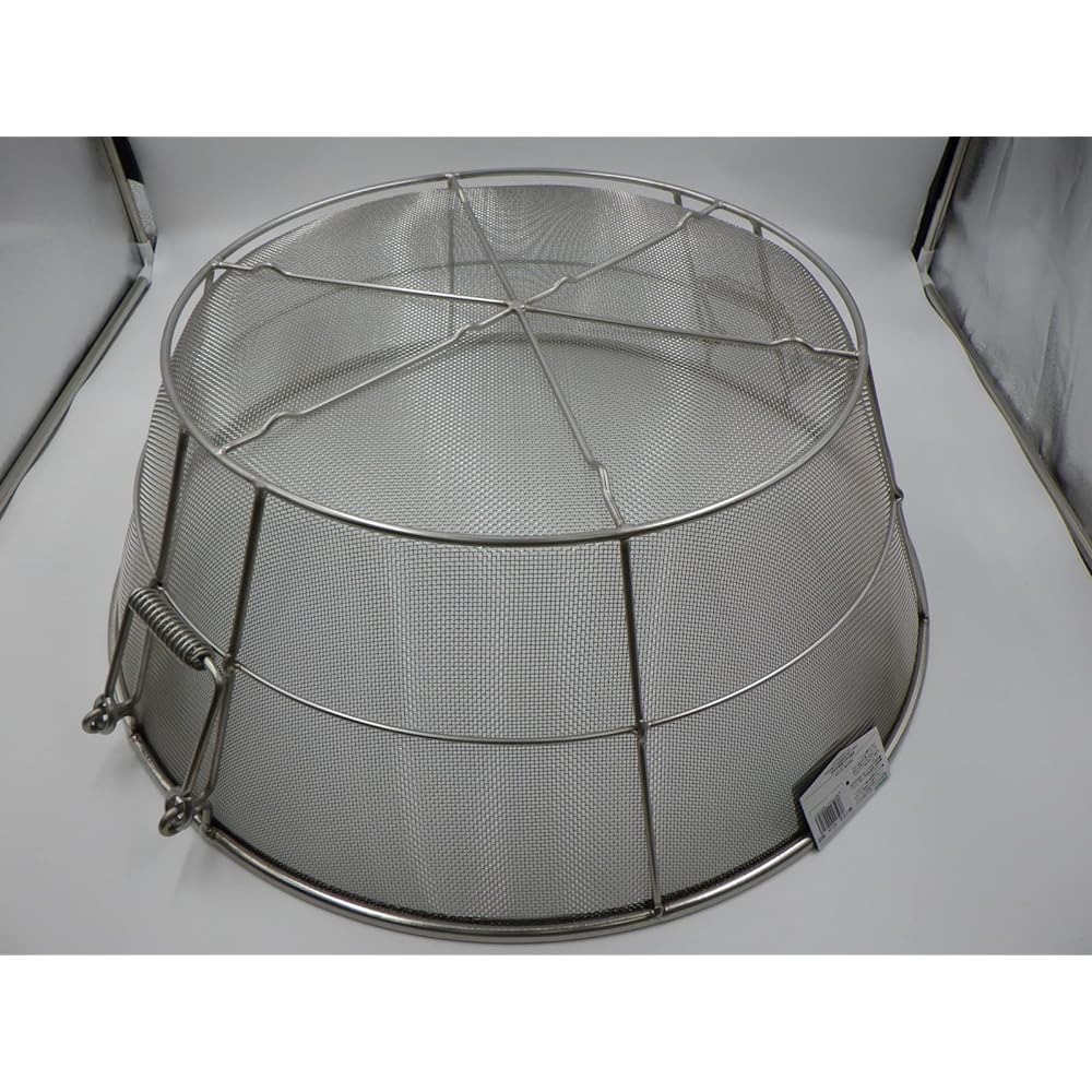 Fuyuji Honma Kogyo Hand Fried Colander Fine 65cm 18-8 Stainless Steel Japan AAG03065
