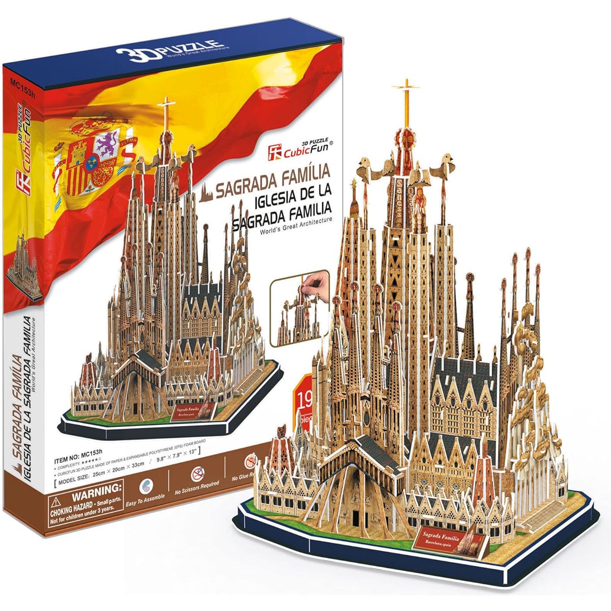 CubicFun 3D Puzzle "Sagrada Familia - Barcelona"