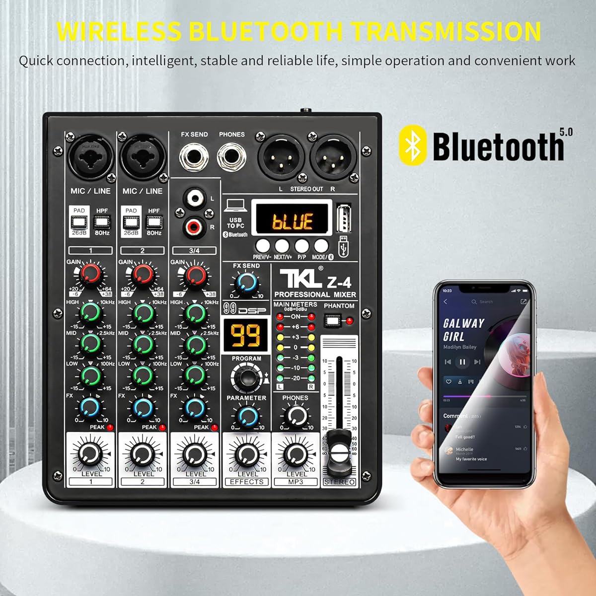 professional audio mixer