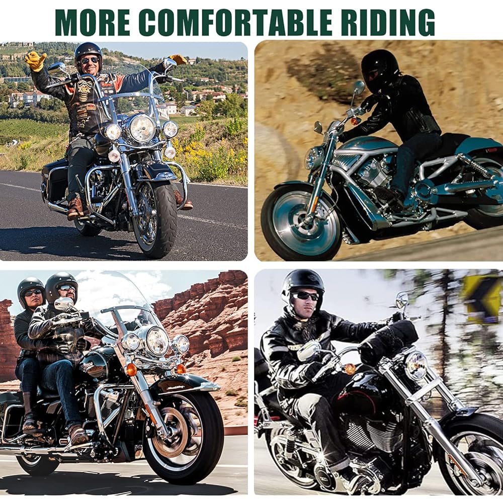 (Tarazon) TARAZON 49mm Front Fork Inner Pipe Tube Harley-Davidson Touring Road King Electra Glide Street Glide 2014-2022 Road Glide Length 22 7/8 inch