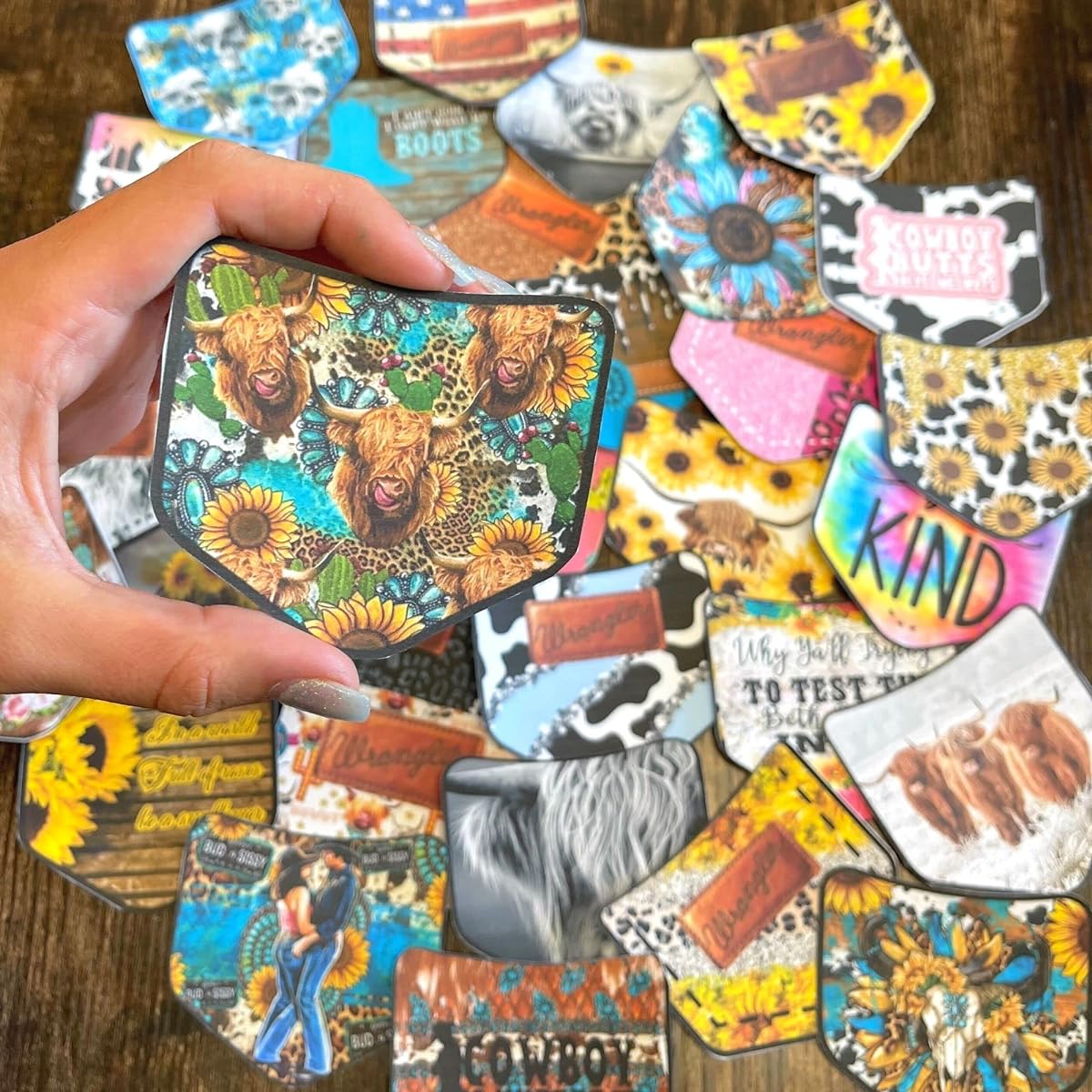 Freshly Pocket Cardstock Cutouts | 12 Pack | 3.75" W x 2.75" L | Freshly Supplies | Mixed Pack of 12 Different Designs