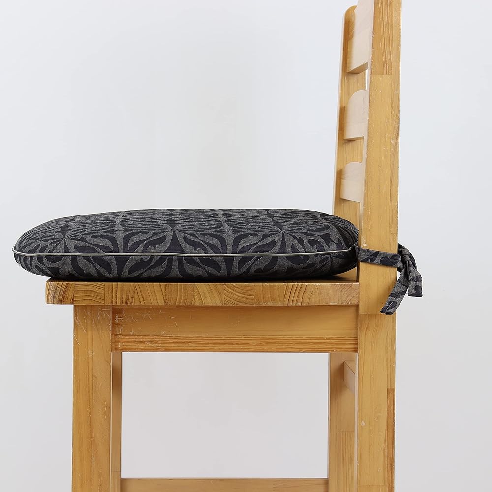 Kawashima Textile Cercon selegrance Bastille Dining Seat Cushion 45 x 43Vcm LN1407 GR/Gray