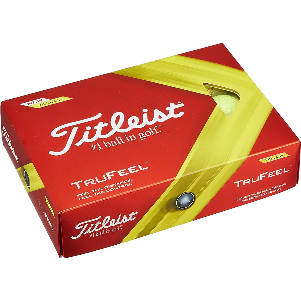TITLEIST Golf Ball 2022 TRUFEEL 1 Dozen (12 Pieces) Genuine Japanese Product