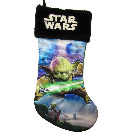 Star Wars Yoda 19" Applique Stockings