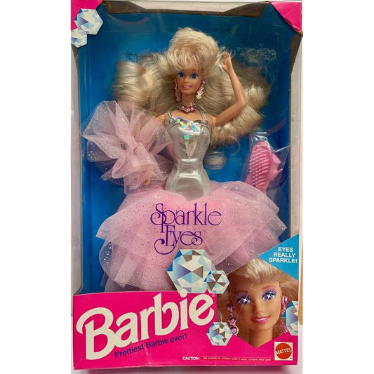 1991 Sparkle Eyes Barbie 2482 Prettiest Barbie Ever