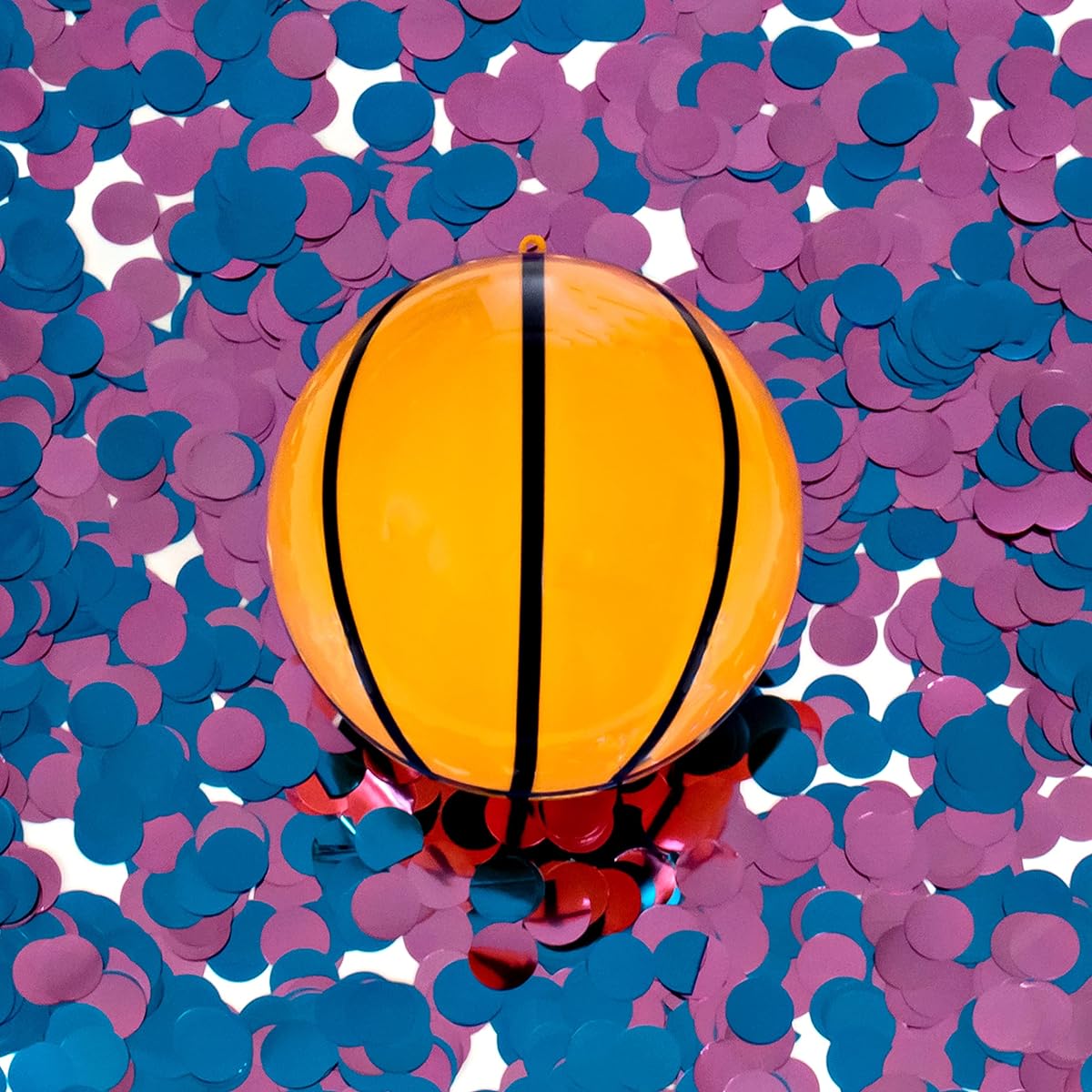 Gender Reveal Basketball | Blue and Pink Confetti Kit | Gender Reveal Party Supplies | Ultimate Party Supplies