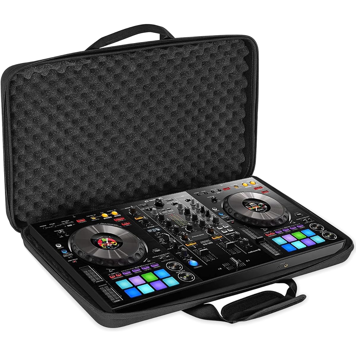 ITHWIU Lightweight Molded EVA Storage Case for Pioneer DDJ 1000, 1000SRT Controller Carrying Case, Black
