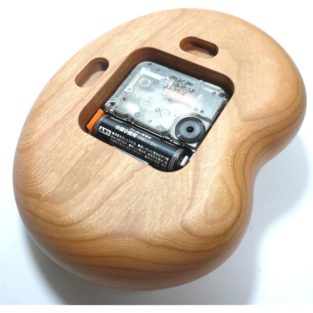 Asahikawa Furniture Interior Kita Takumi Wall Clock Bean Cherry Large