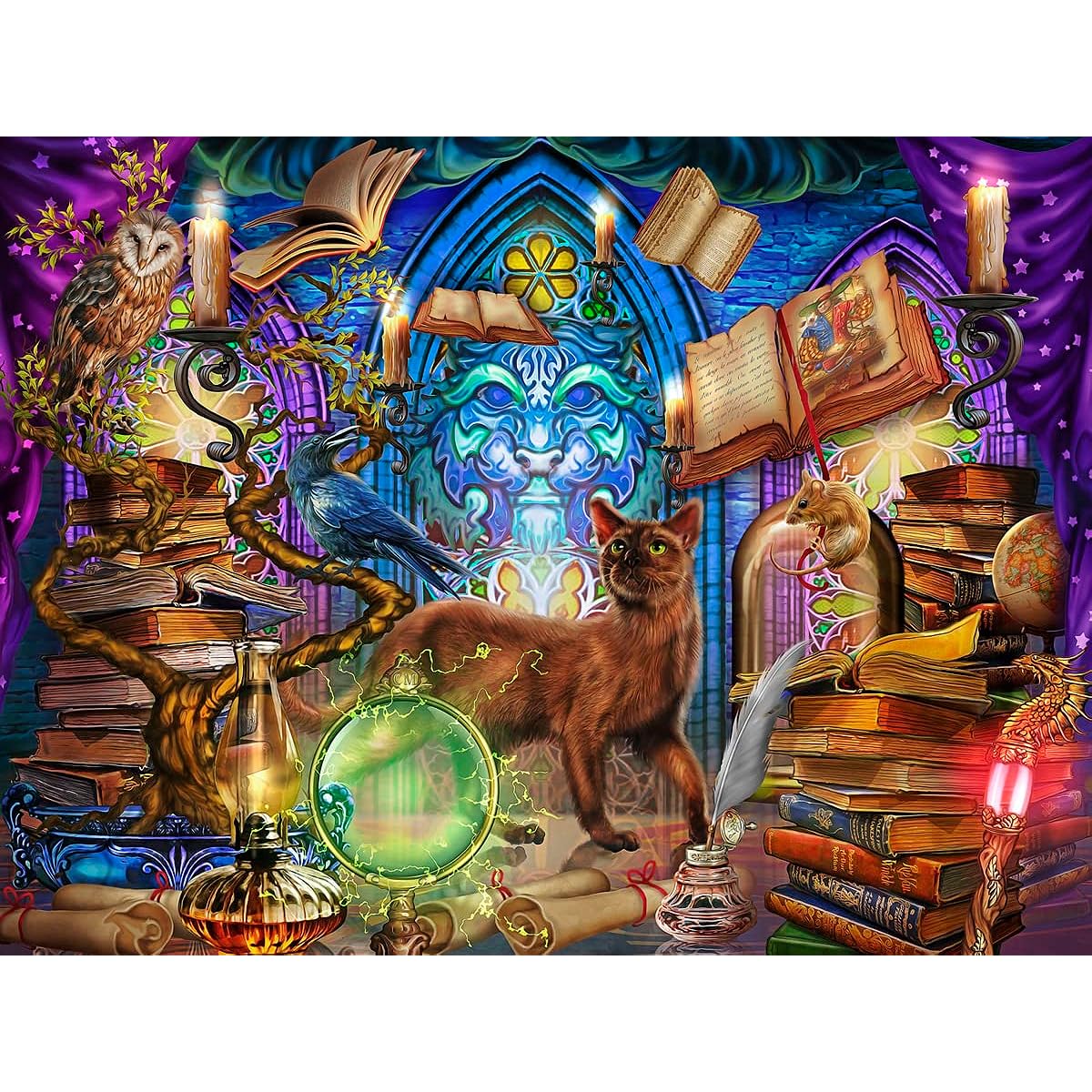 Vermont Christmas Company Mystic Workshop Jigsaw Puzzle 550 Piece