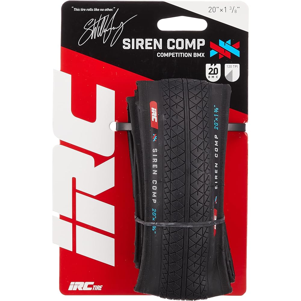 IRC SIREN COMP Tube Type BMX50 Black (20×1 1/8) Medium