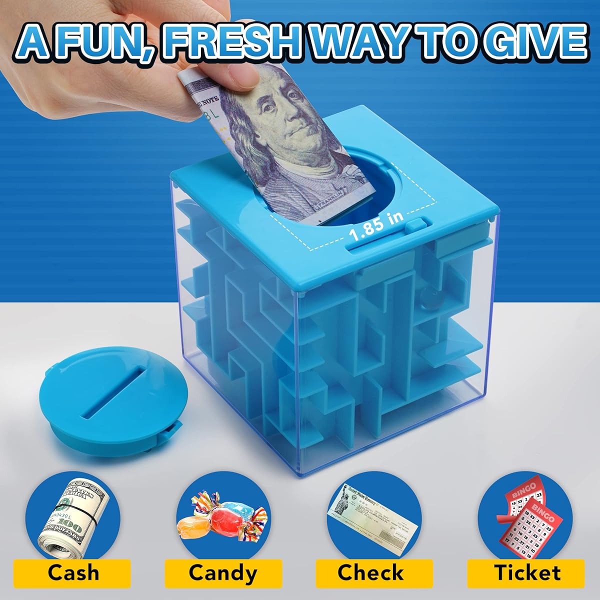 Money Maze Puzzle Gift Box 6 Pack - Fun Unique Gifts for Loved Ones, Great for Kids and Adults