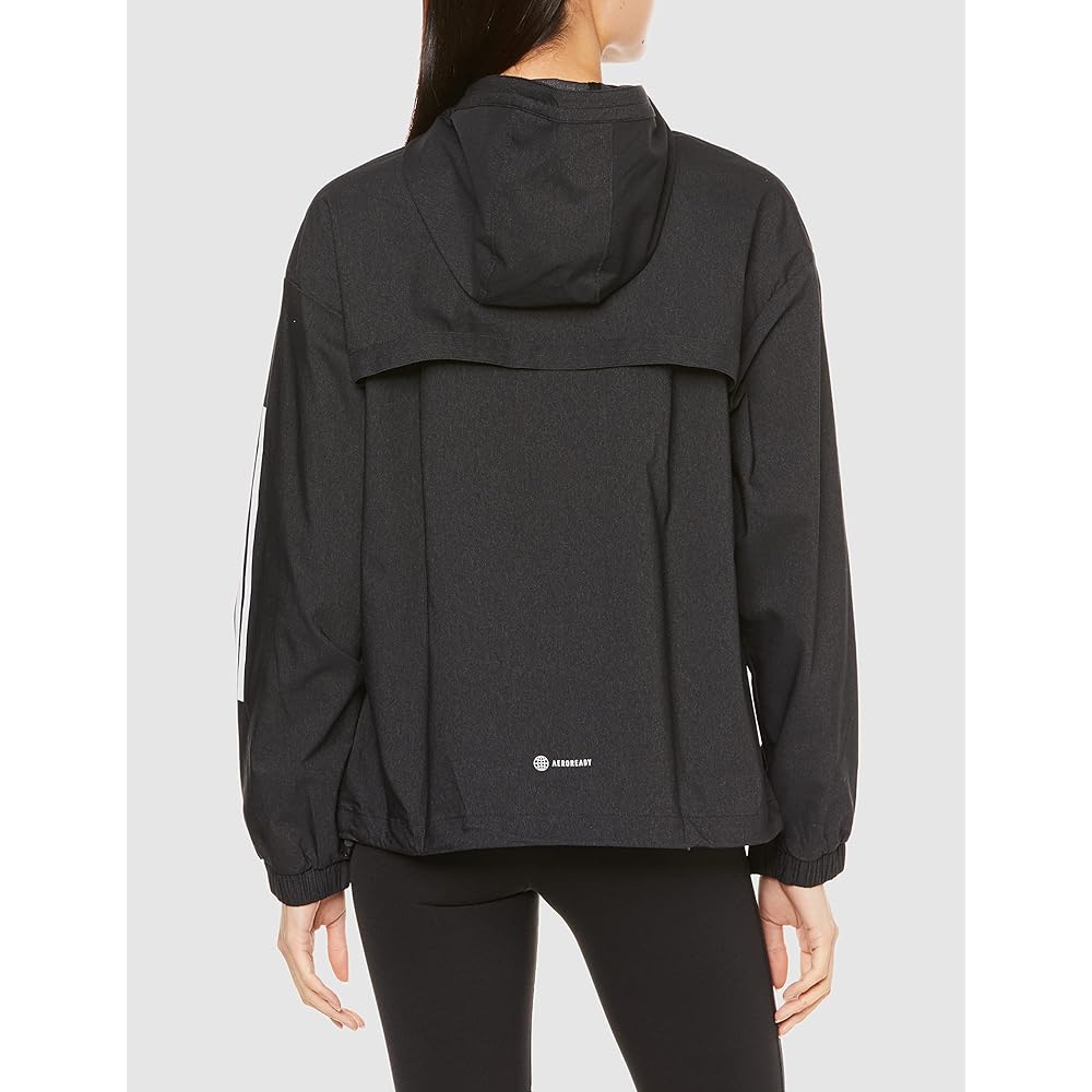 [Adidas] Parka Loose Fit Denim Look Cross Jacket BUJ47 Women's