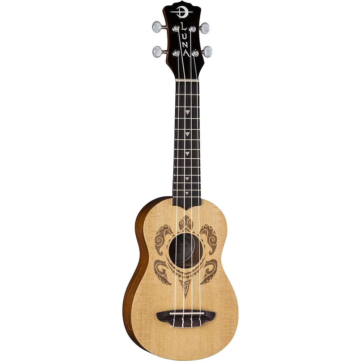 Uke Soprano Honu Turtle Spruce with Gig Bag