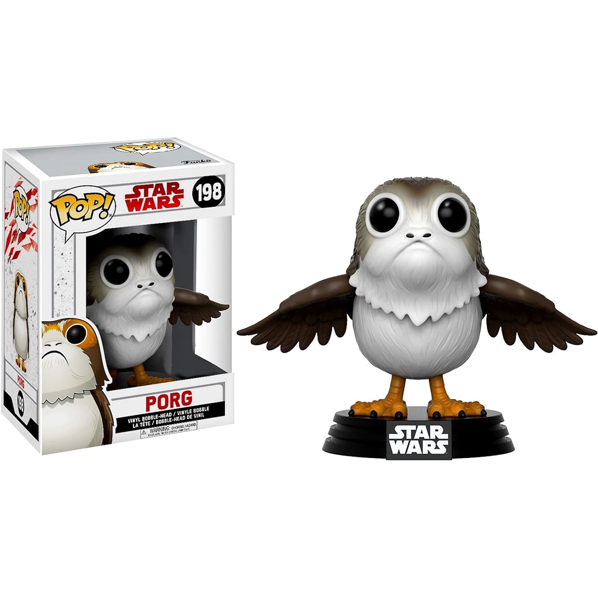 Funko POP 。Porg ( Open Wings ) # 198