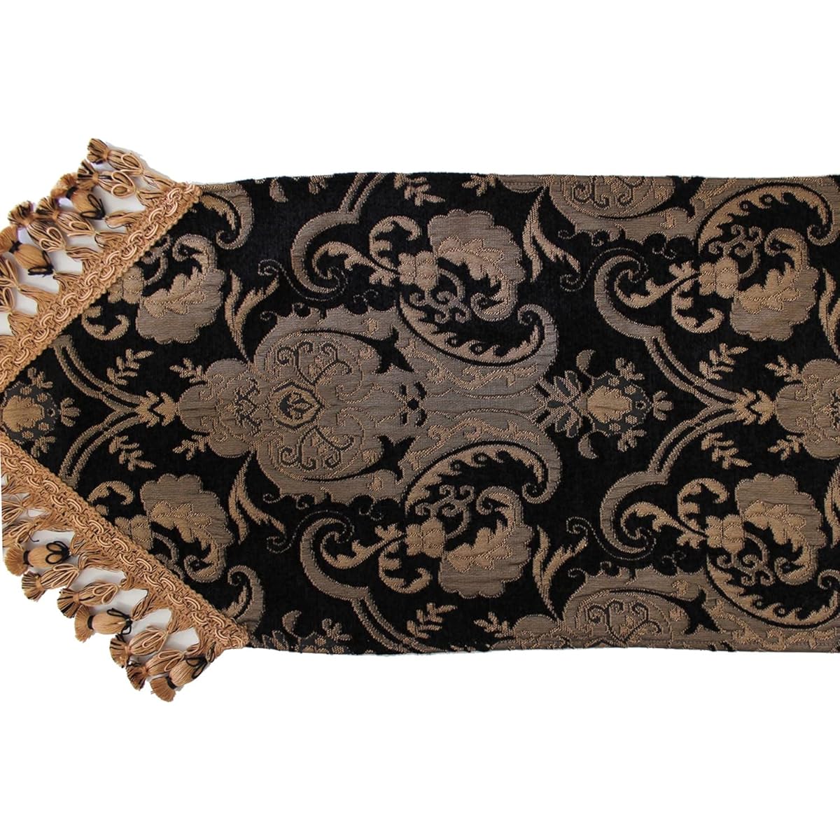 Sherry Klein Chinese Art Black Table Runner Black Design