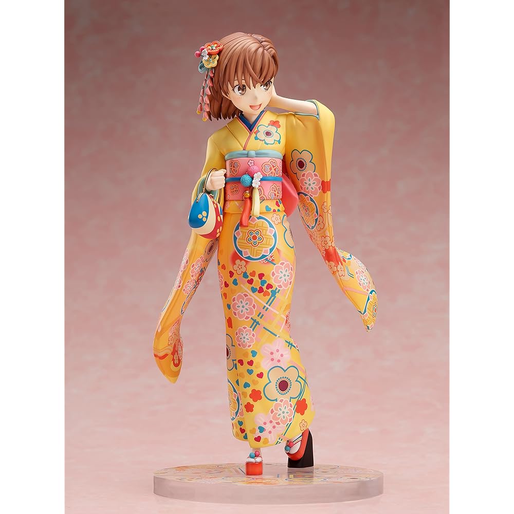 Furyu A Certain Scientific Railgun T Misaka Mikoto Furisode 1/7 scale PVC painted finished figure AMU-FNX259