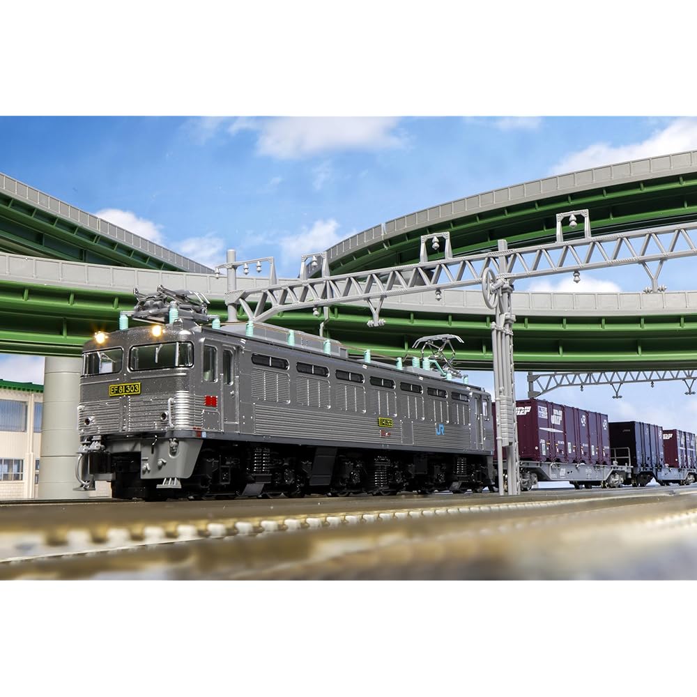 KATO N Gauge EF81 300 JR Freight Renewal Car (Silver) 3067-3 Railway Model Electric Locomotive
