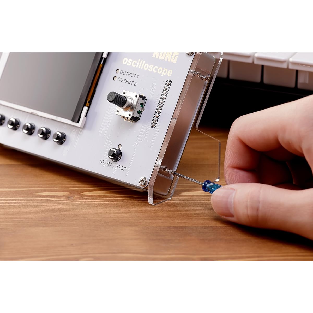 KORG Nu:Tekt NTS-2 oscilloscope kit Can be assembled without soldering DIY oscilloscope kit Multifunctional tool for musicians