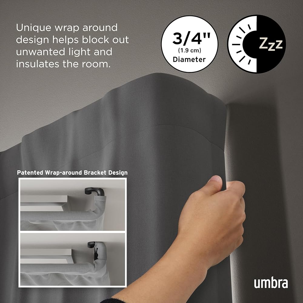 [Official] Umbra Twilight Curtain Rod 76-213cm Black