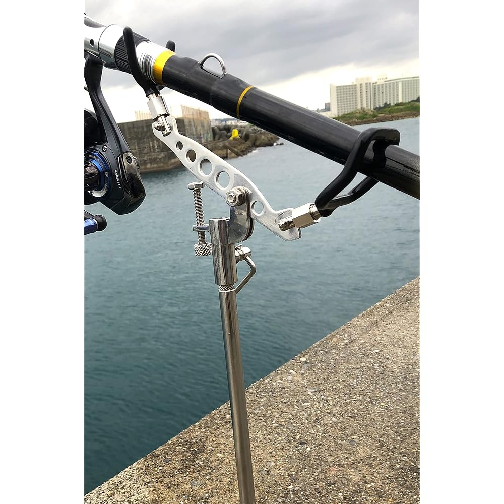 (FKS) Stainless steel rod holder (13φ) / Harken type piton rod set 2 Casting fishing Driving Piton Piton rod holder Rod holder Rod holder Rod holder Rock Embankment Fishing port Stone sea bream Ishidai (Taman Piton 2H)