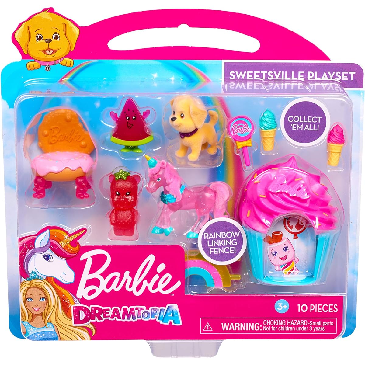 Barbie Dreamtopia Figures Sweetsville Playset Multicolor (62996)