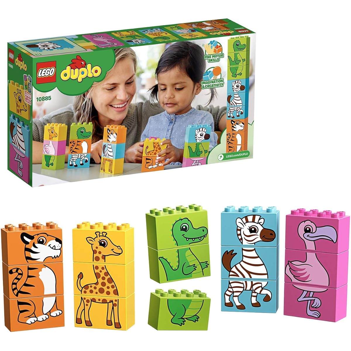 LEGO Duplo First Duplo Animal Puzzle 10885 Educational Toy Blocks Toys for Girls and Boys