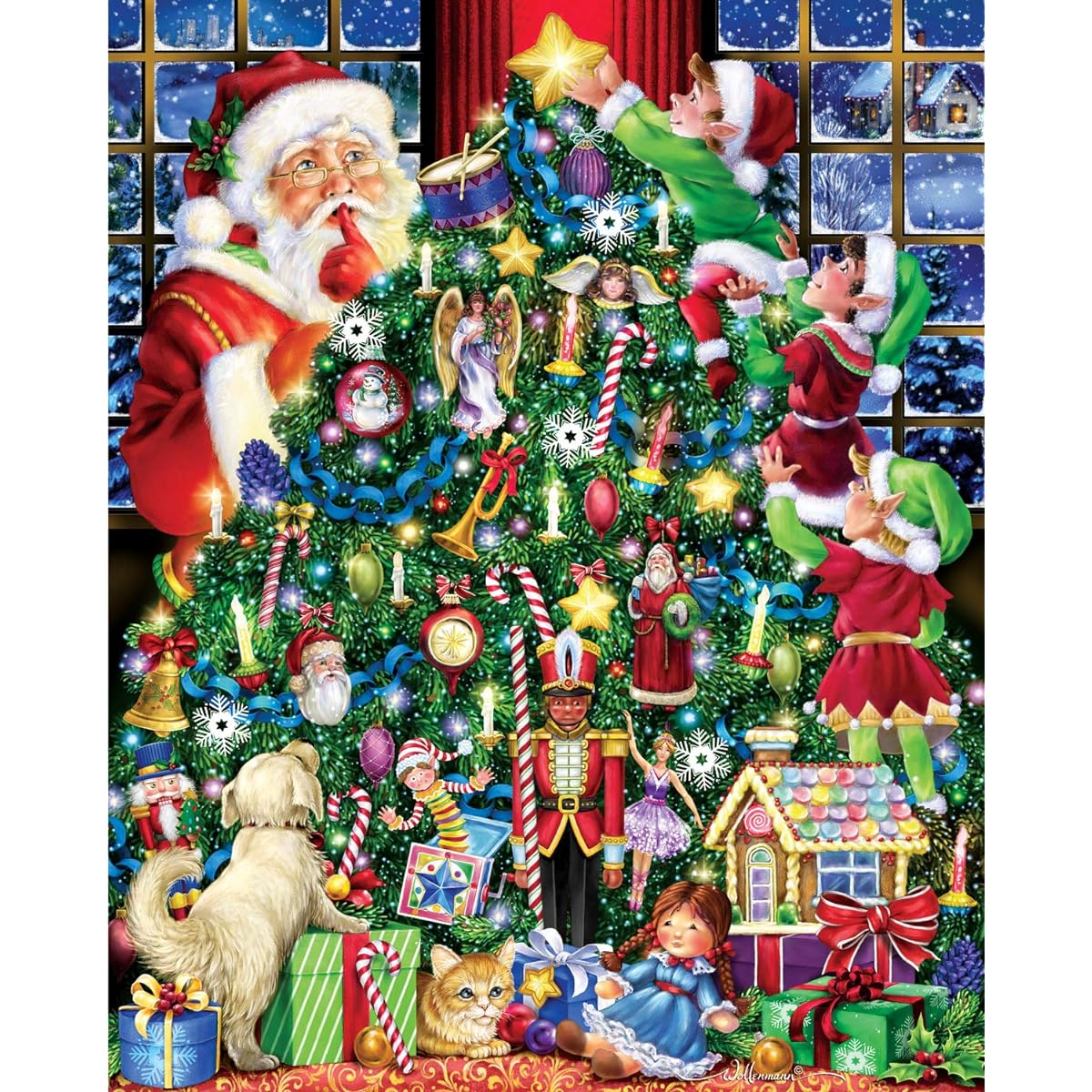 Vermont Christmas Company Christmas Jigsaw Puzzle 1000 Pieces