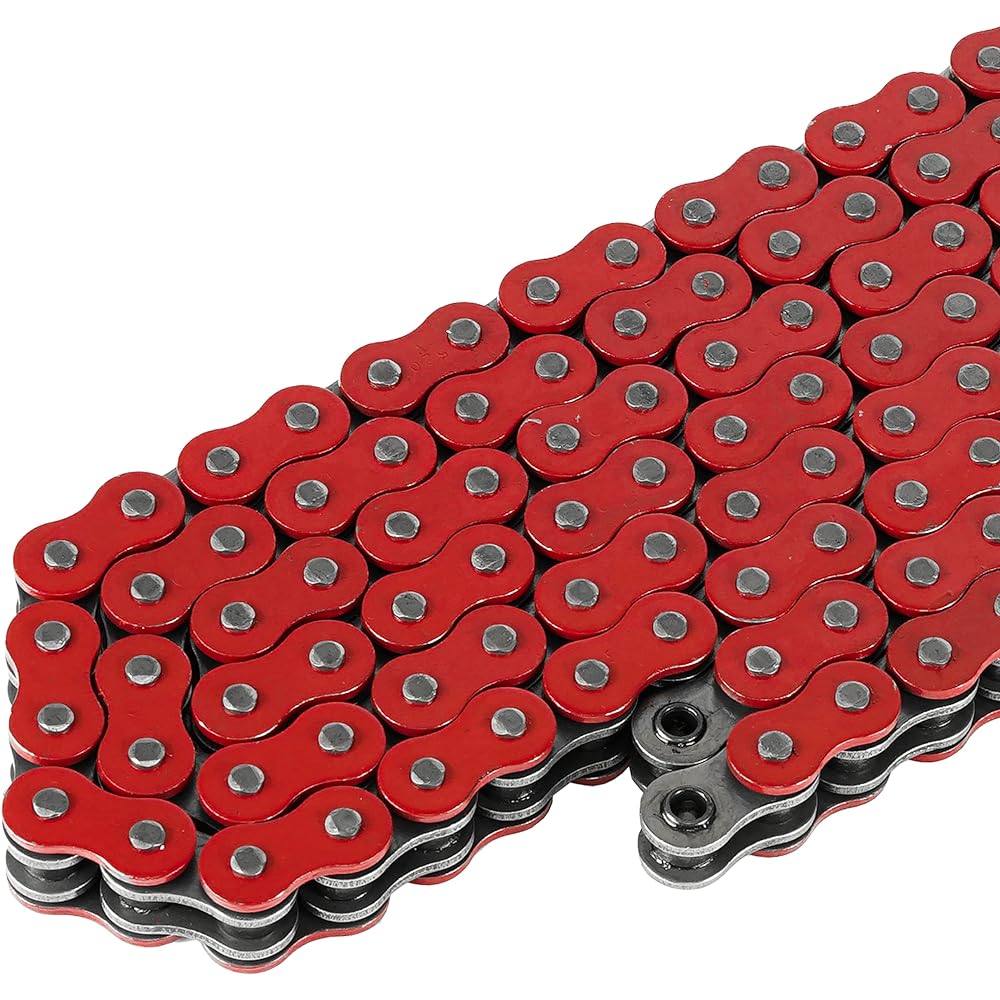 Caltric O-Ring Drive Chain Compatible with Honda Atc350X Atc-350X 350X 1985 1986 Red